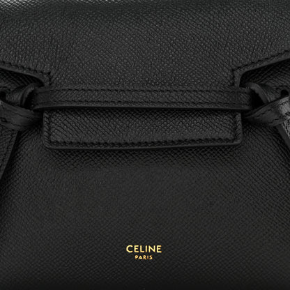 Celine Grained Calfskin Pico Belt Bag Black 8 of 10