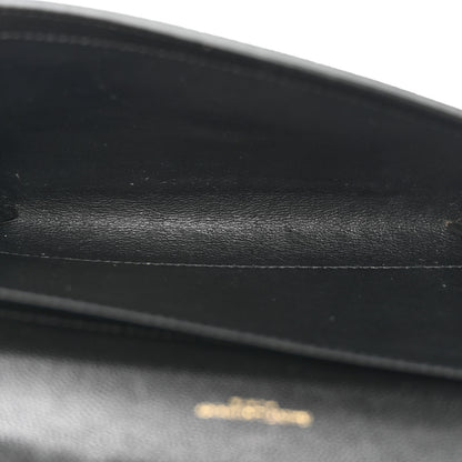 Saint Laurent Grain de Poudre Uptown Chain Wallet Black 6 of 12
