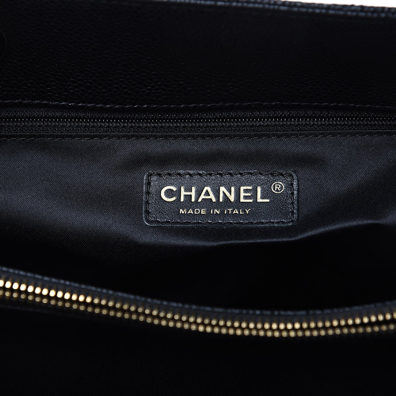 Chanel Caviar Quilted Grand Shopping Tote GST Black 6 of 10