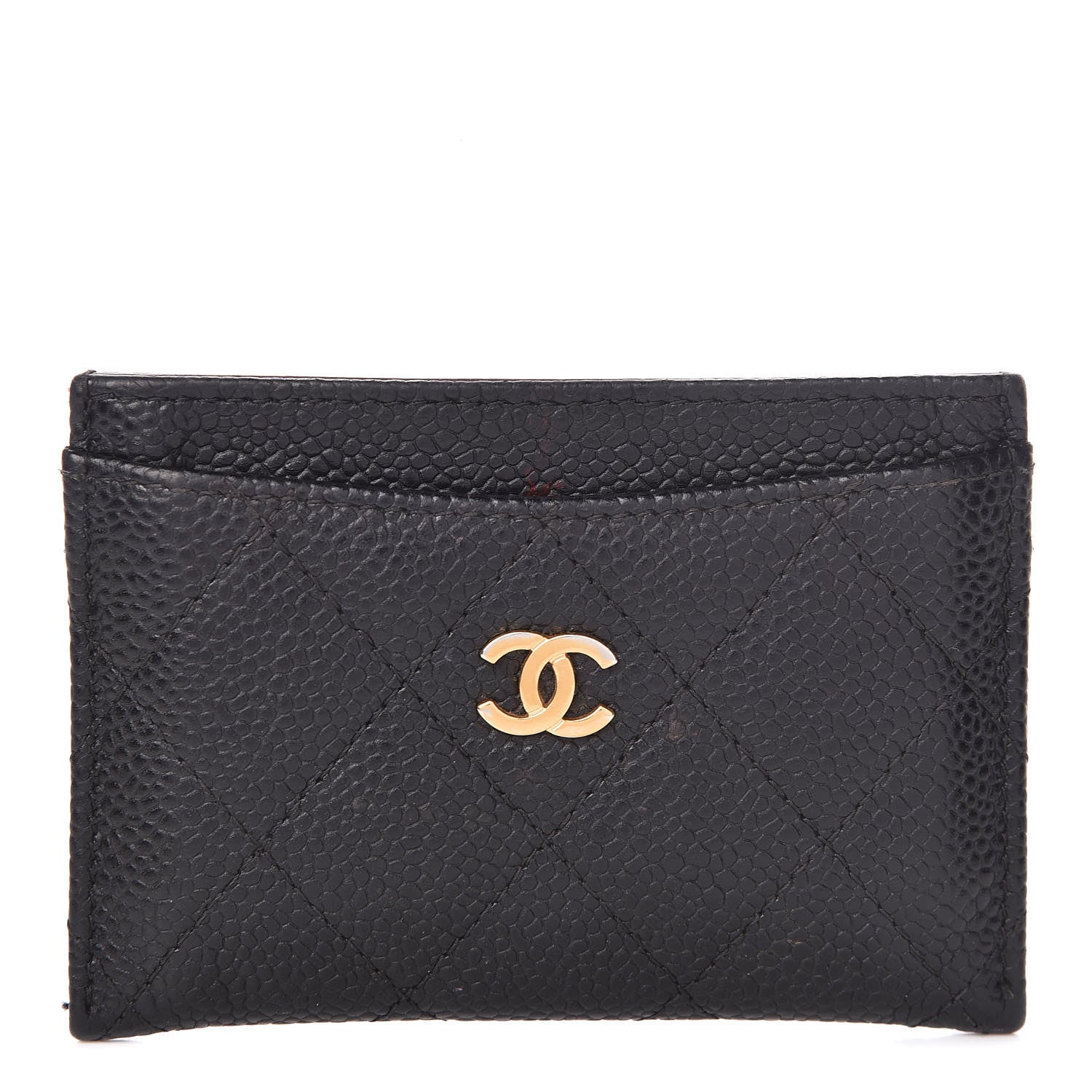 Chanel Caviar Quilted Card Holder Black 1 of 8