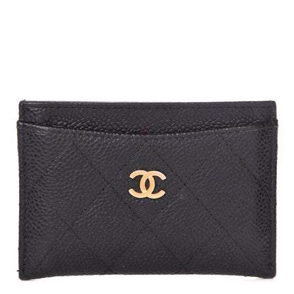 Chanel Caviar Quilted Card Holder Black 1 of 8
