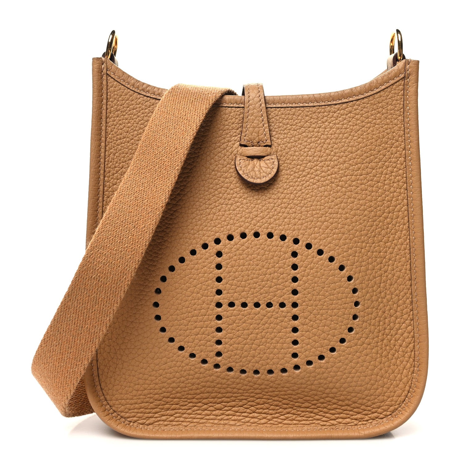 Hermes Taurillon Clemence Evelyne TPM Biscuit 1 of 11