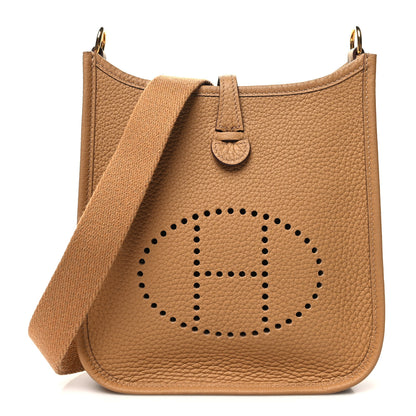 Hermes Taurillon Clemence Evelyne TPM Biscuit 1 of 11