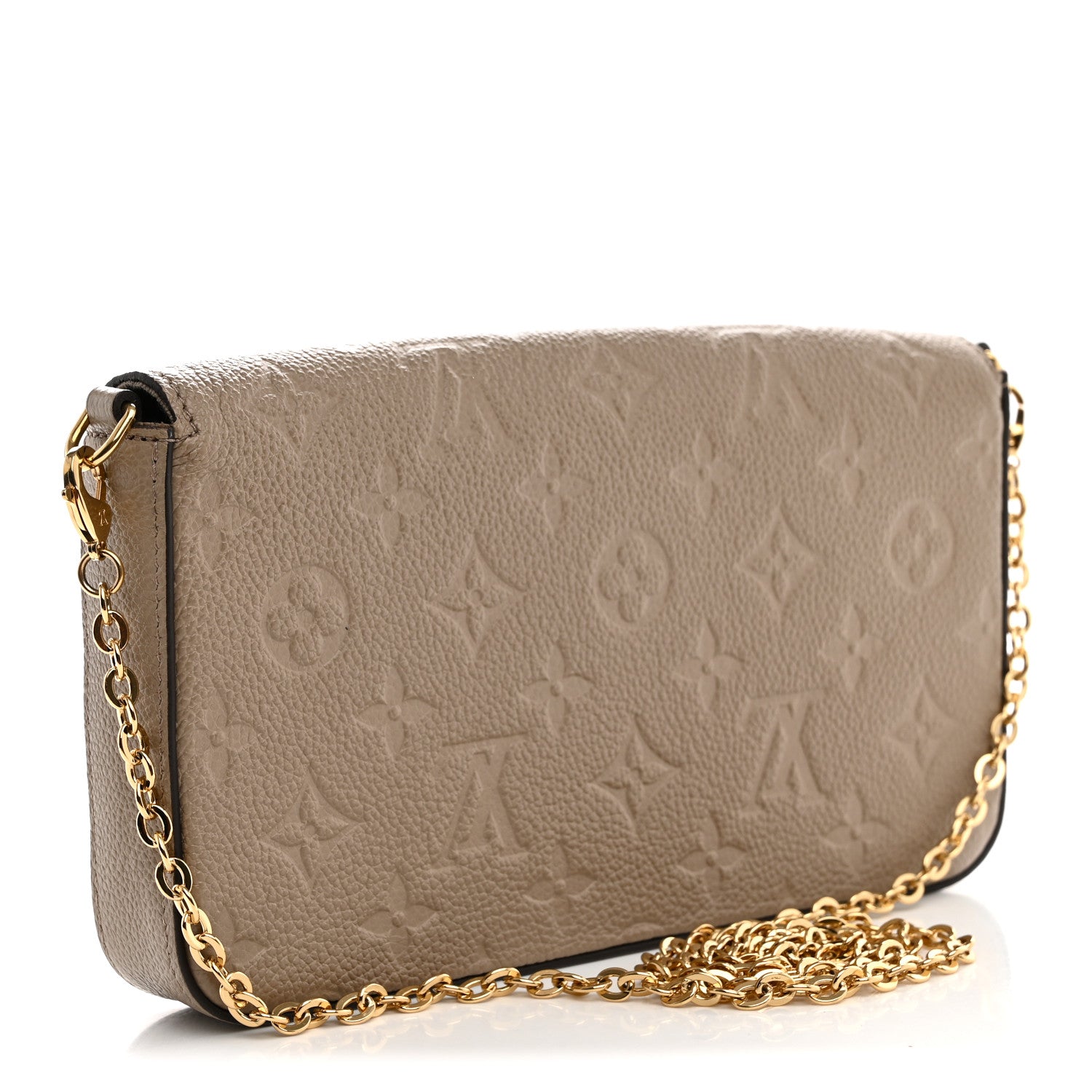 Louis Vuitton Empreinte Pochette Felicie Chain Wallet Tourterelle 4 of 13