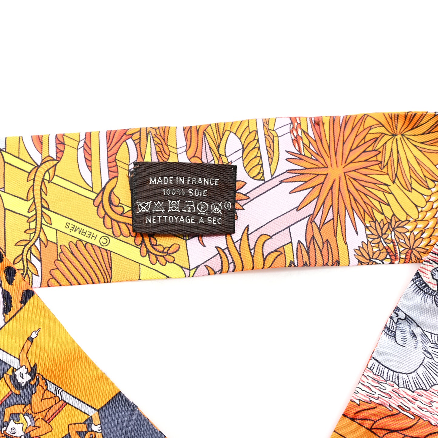 Silk Animapolis Plumetis Twilly
