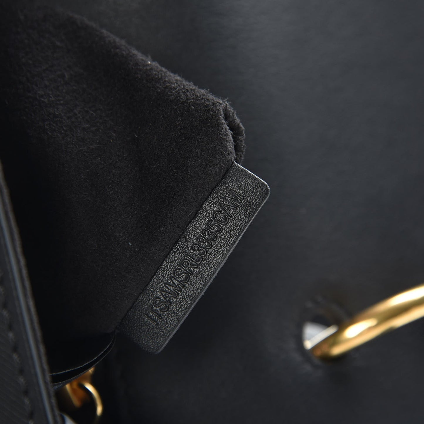 Trench Calfskin Small DK88 Top Handle Bag Black