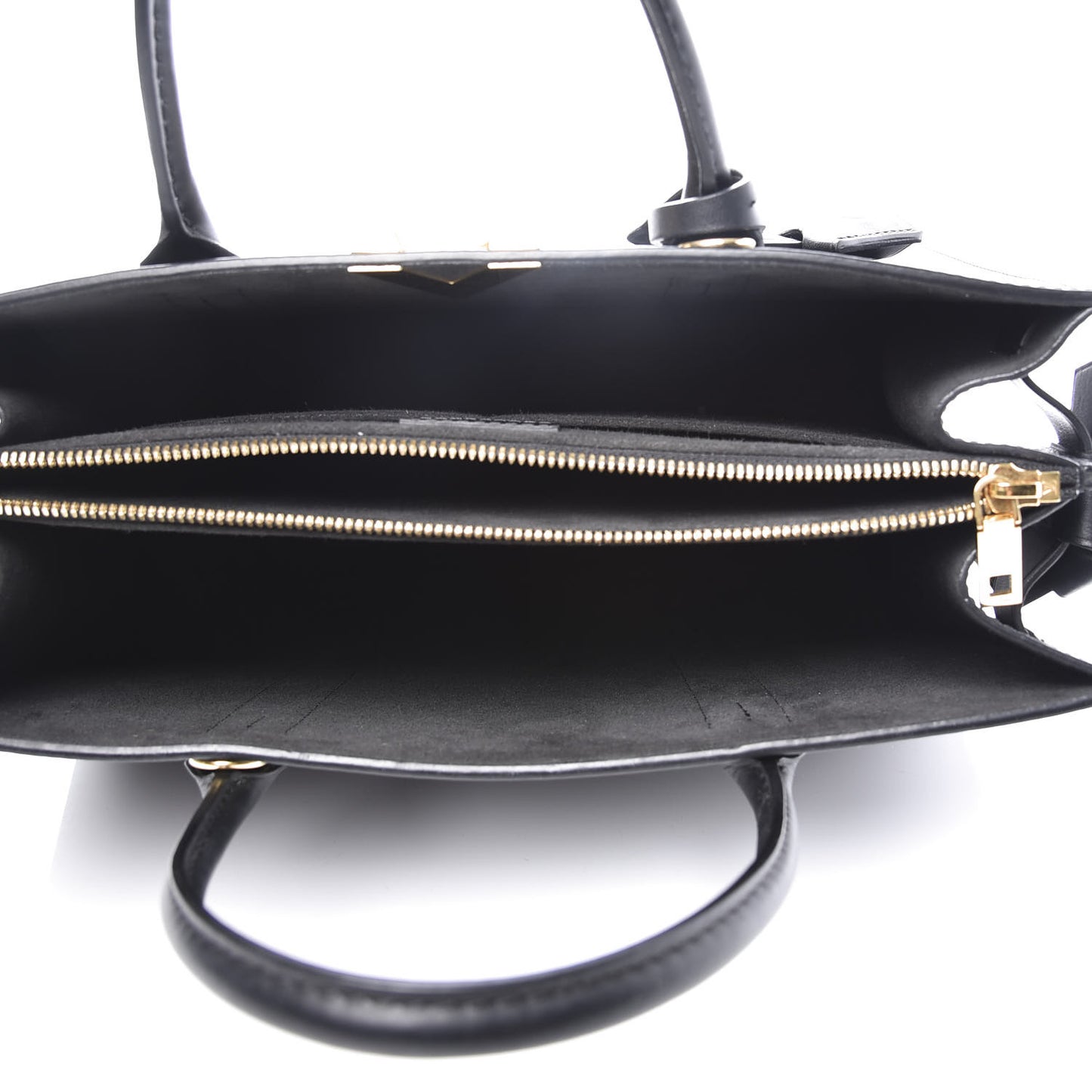 Monogram Cuir Plume Very Tote MM Black
