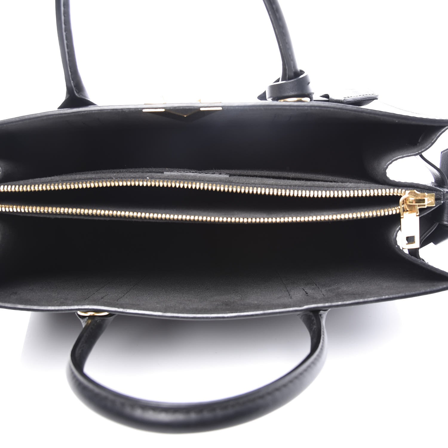 Louis Vuitton Monogram Cuir Plume Very Tote MM Black 4 of 10