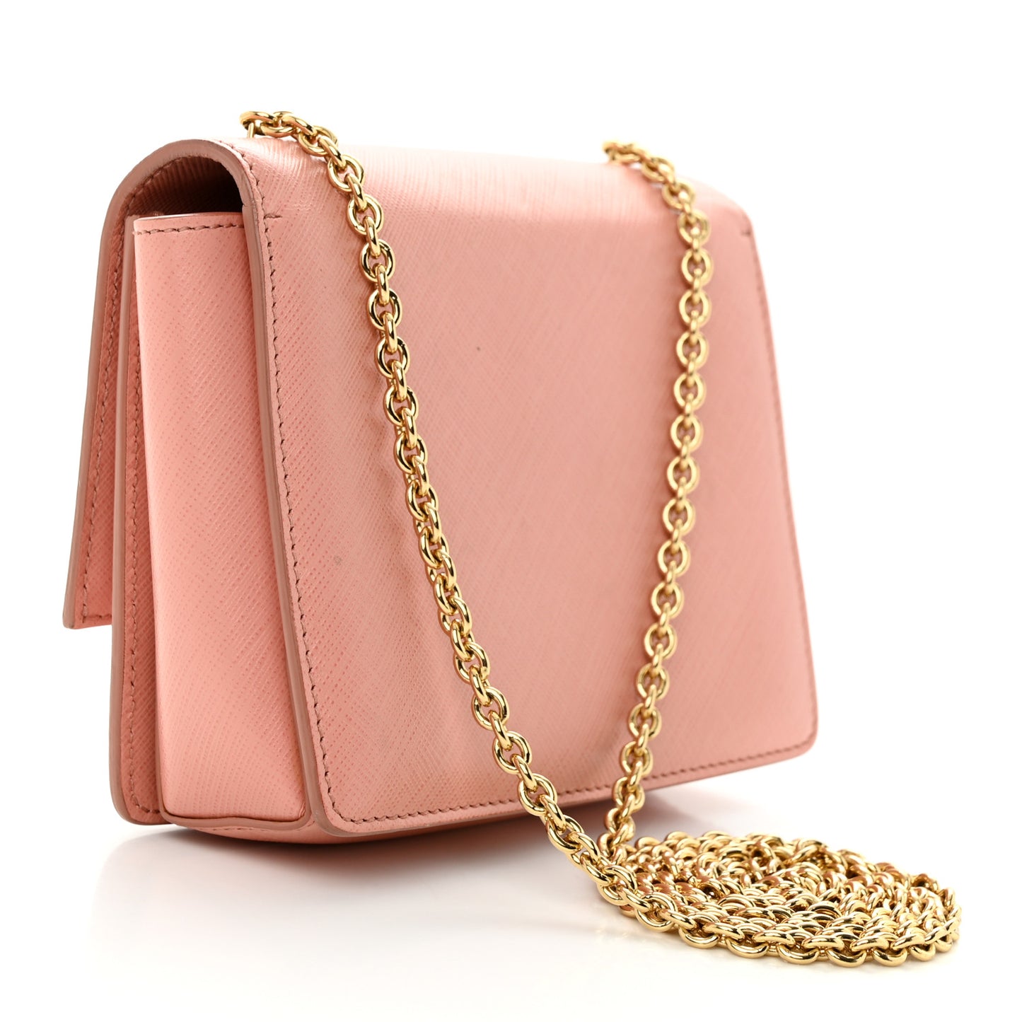 Hammered Calfskin Mini Vara Bow Crossbody Bag Pink