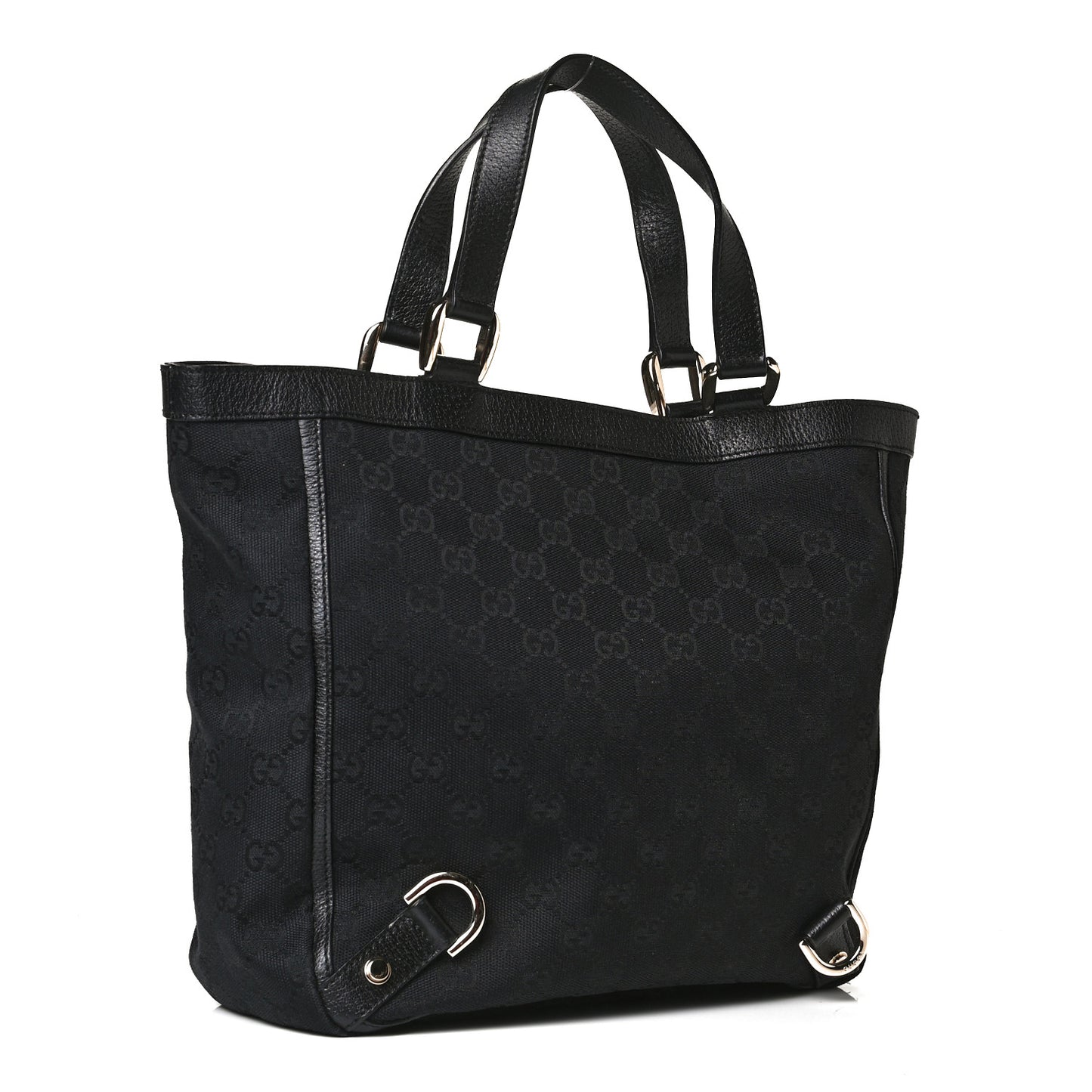 Monogram Small Abbey Tote Black