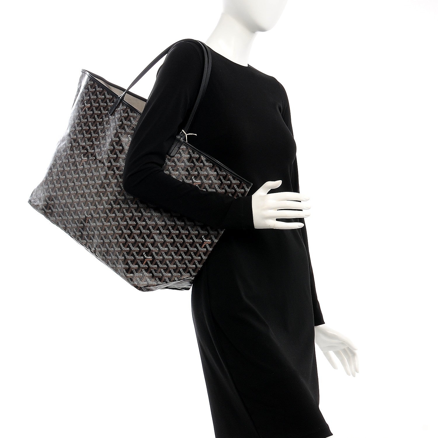 Goyard Goyardine Saint Louis GM Black 2 of 7