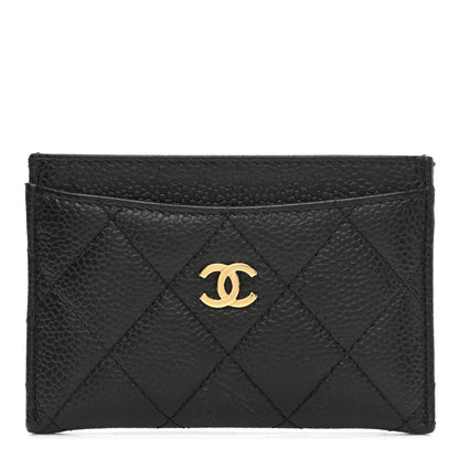 Chanel Caviar Quilted Card Holder Black 1 of 9