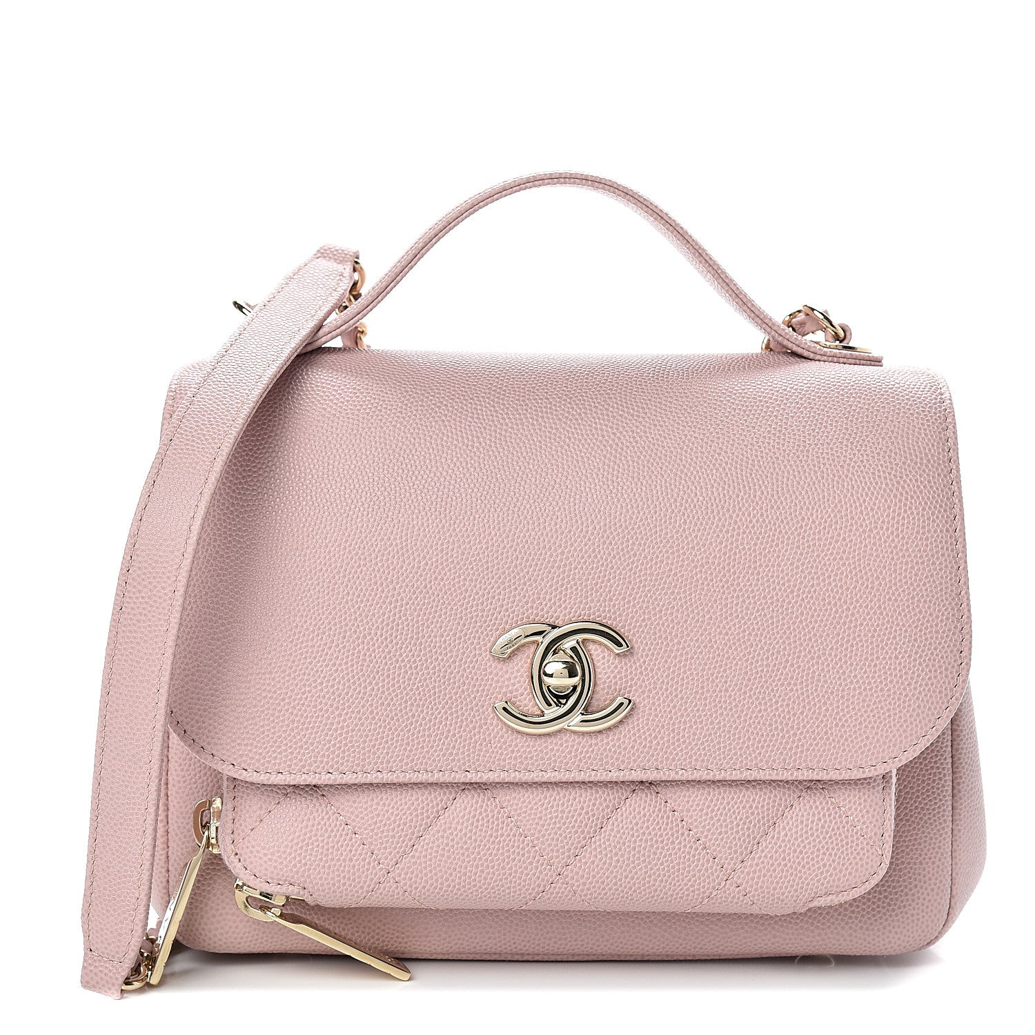 Chanel Caviar Quilted Small Business Affinity Flap Light Pink 1 of 10