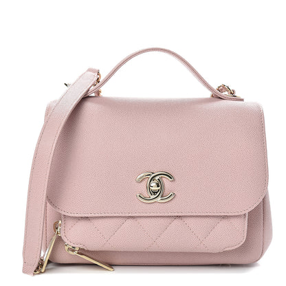 Chanel Caviar Quilted Small Business Affinity Flap Light Pink 1 of 10