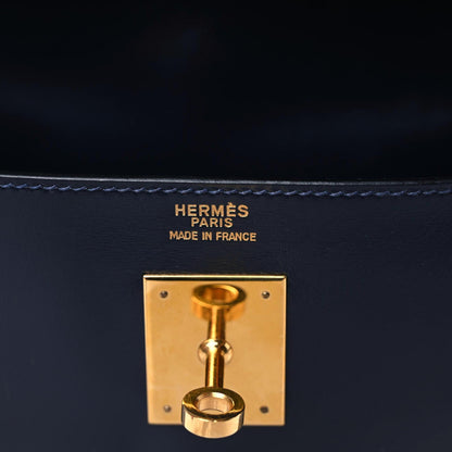 Hermes Box Kelly Retourne 32 Indigo 6 of 21