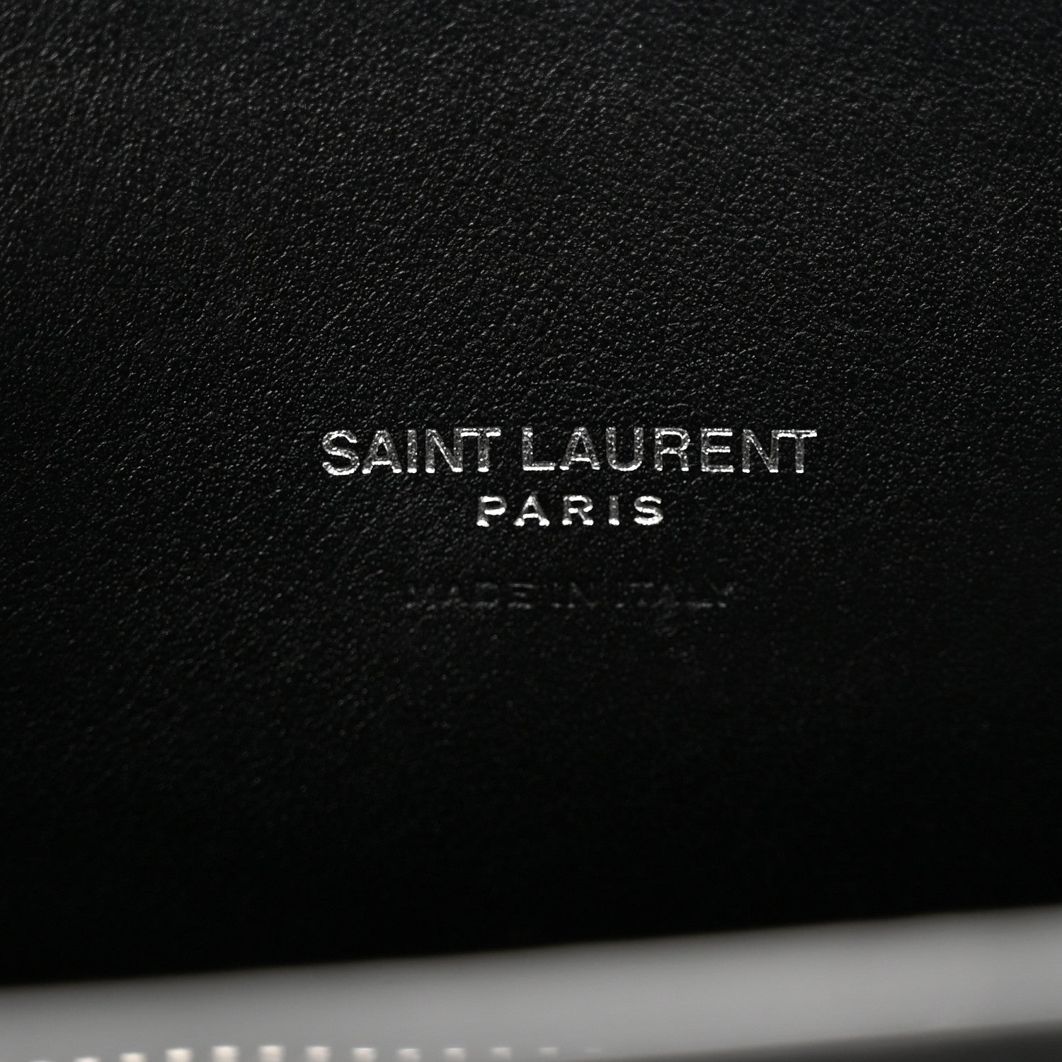 Saint Laurent Calfskin Crocodile Embossed Baby Sac De Jour Black 8 of 15