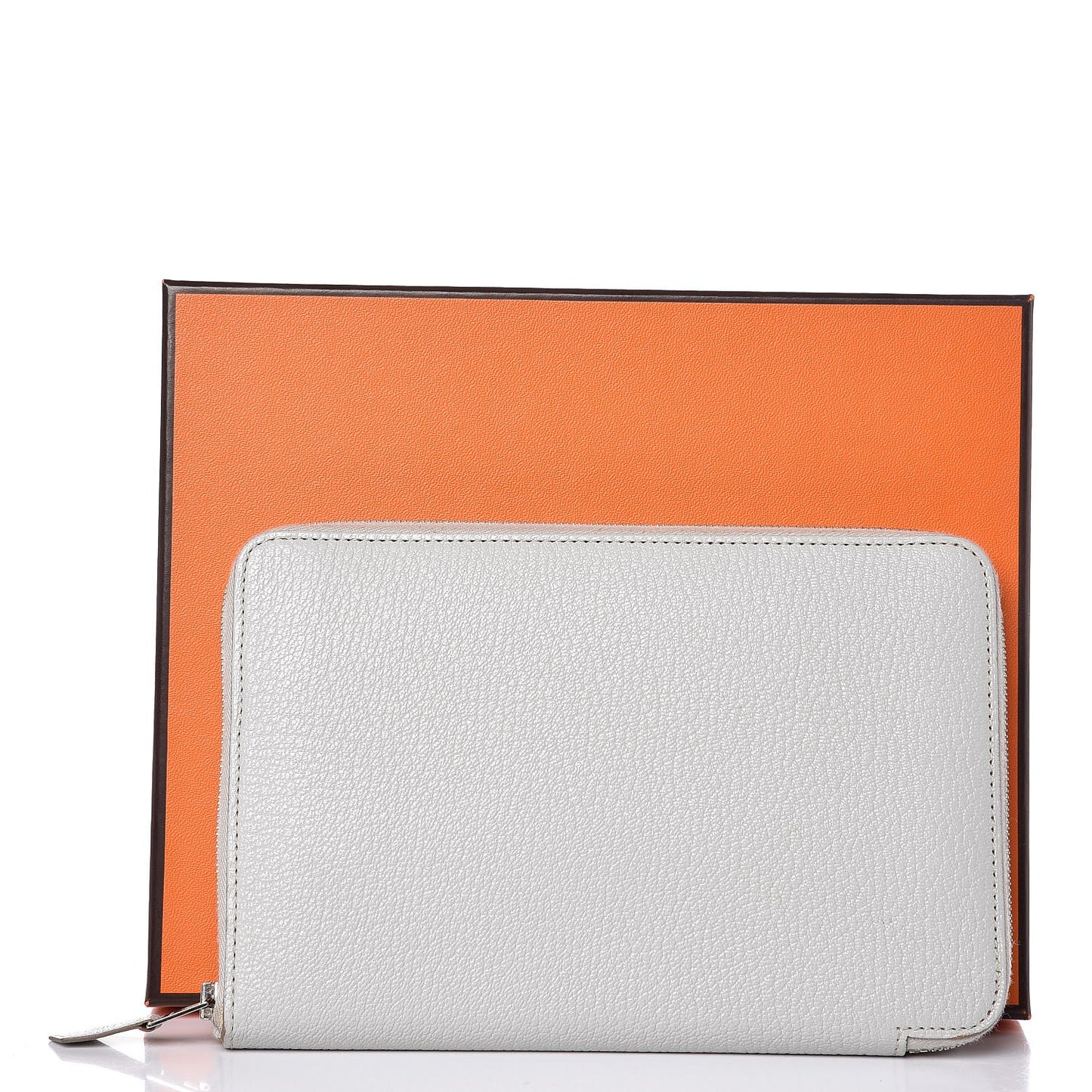 Chevre Mysore Azap GM Combined Wallet Gris Pale