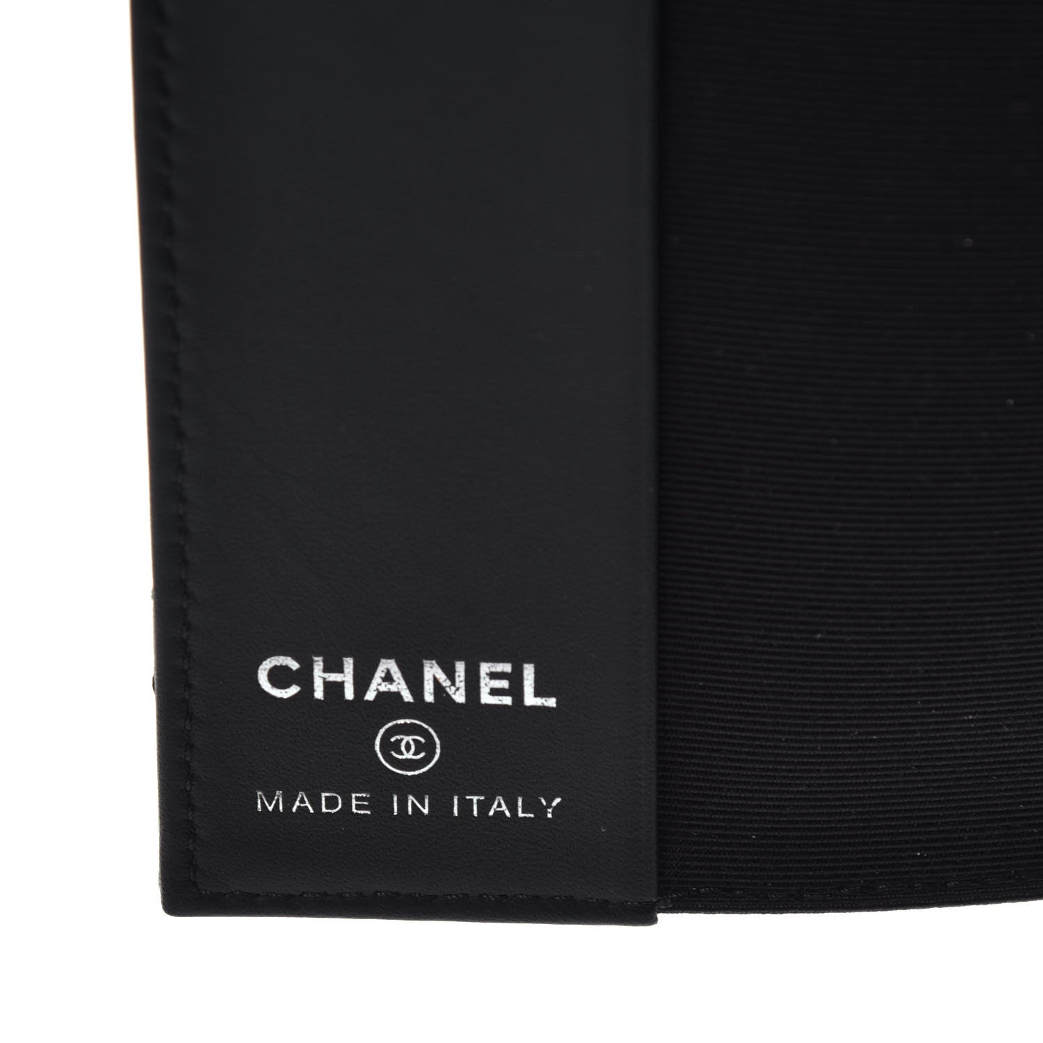 Chanel Quilted Passport Holder Black 6 of 6