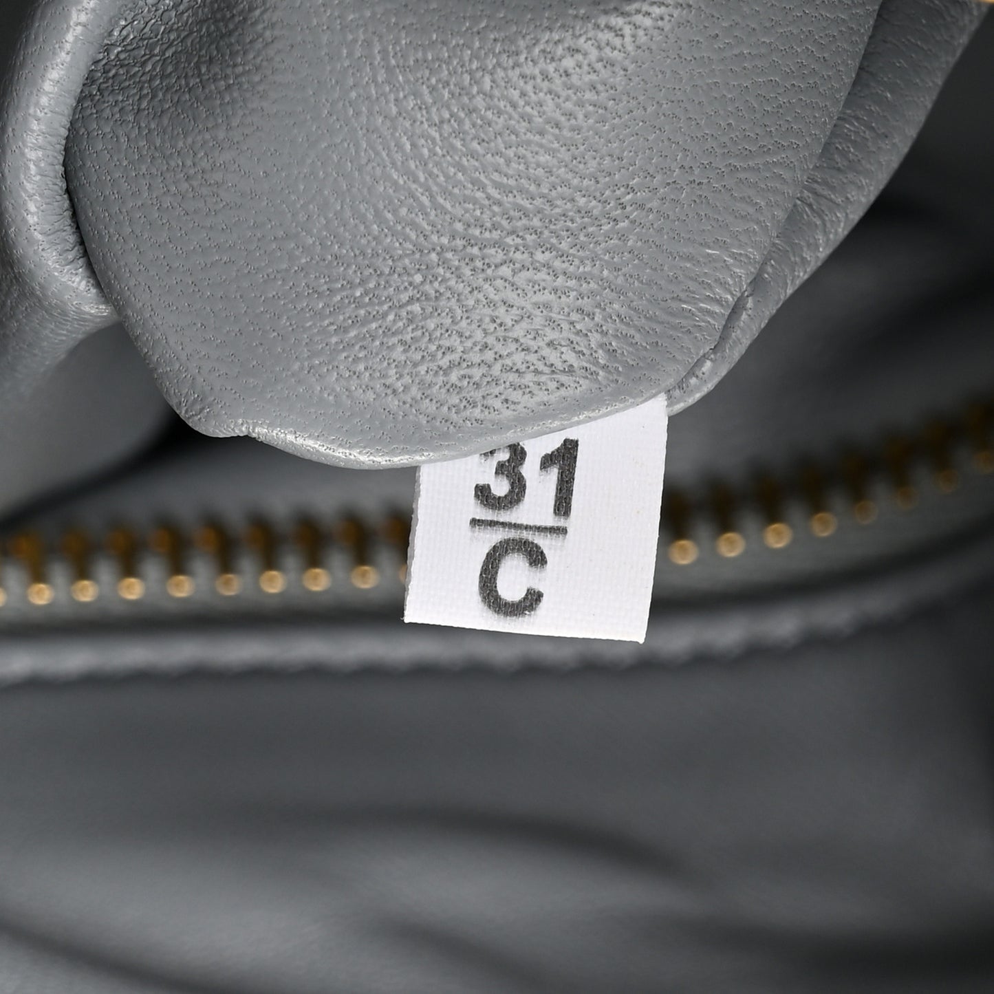 Soft Calfskin Medium Aimee Shoulder Bag Opaline