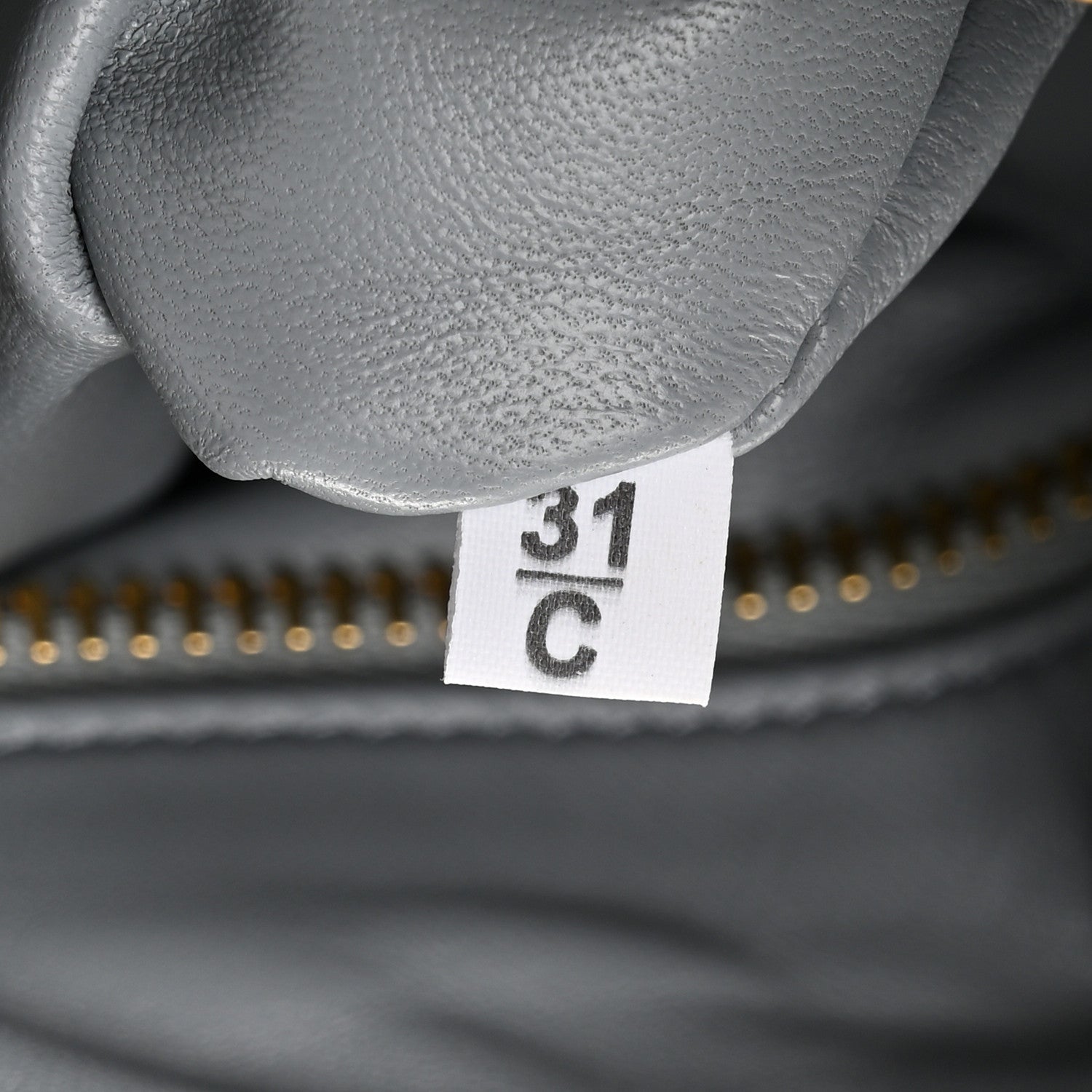 Prada Soft Calfskin Medium Aimee Shoulder Bag Opaline 7 of 10