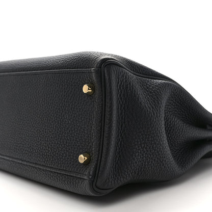 Hermes Togo Kelly Retourne 32 Black 8 of 9