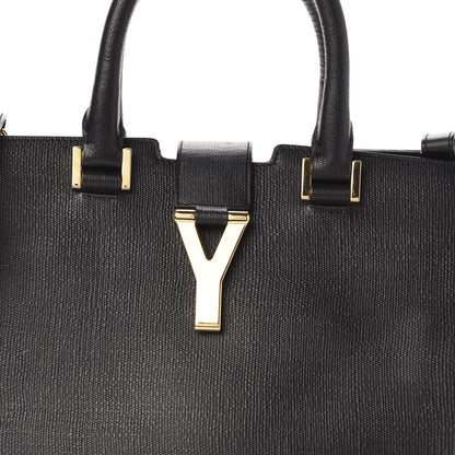 Saint Laurent Textured Calfskin Small Classic Y Cabas Black 16 of 16