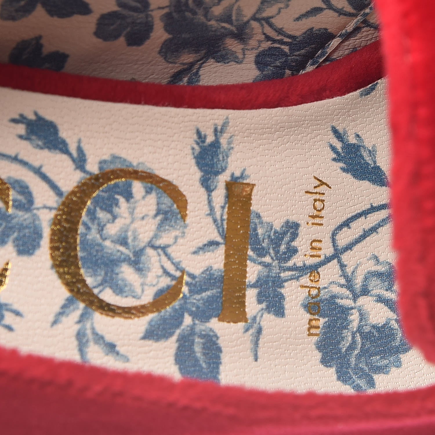 Gucci Softy Velvet GG Victoire 55mm Loafer Pumps 37 Hibiscus Red 7 of 9