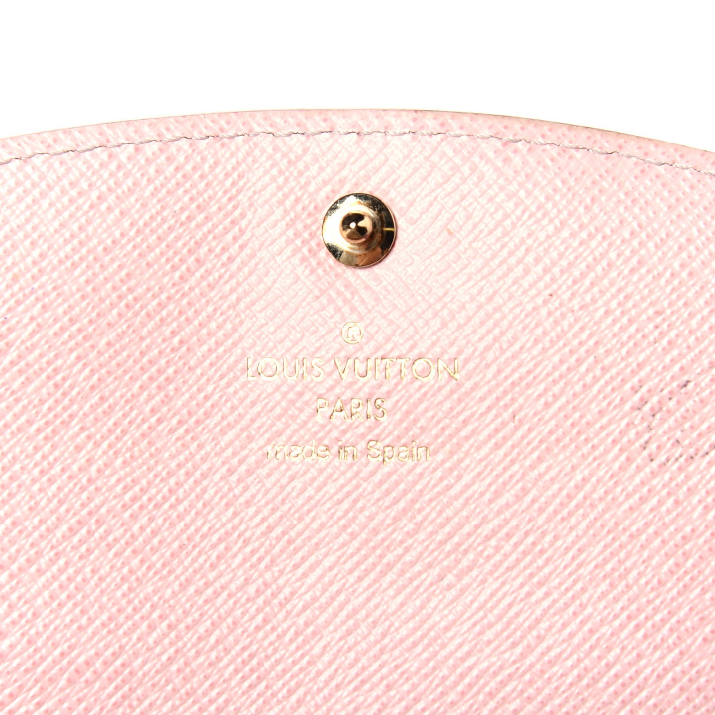 Damier Ebene Caissa Wallet Rose Ballerine