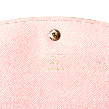Louis Vuitton Damier Ebene Caissa Wallet Rose Ballerine 5 of 12