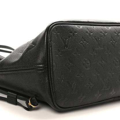 Louis Vuitton Empreinte Monogram Giant Neverfull MM Black 9 of 10