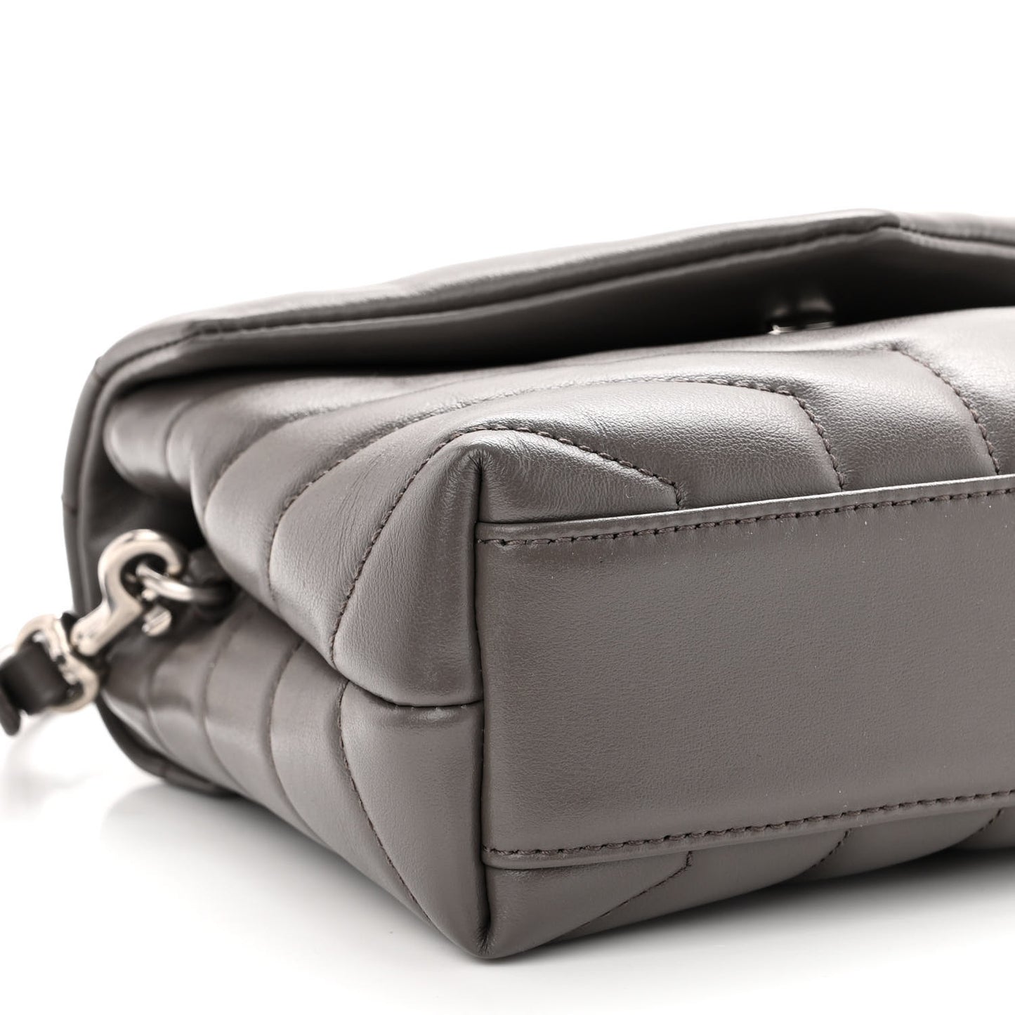 Calfskin Y Quilted Monogram Toy Loulou Crossbody Bag Storm