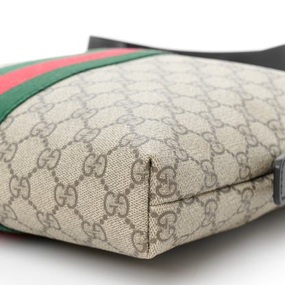 Gucci GG Supreme Monogram Web Messenger Bag Black 10 of 10