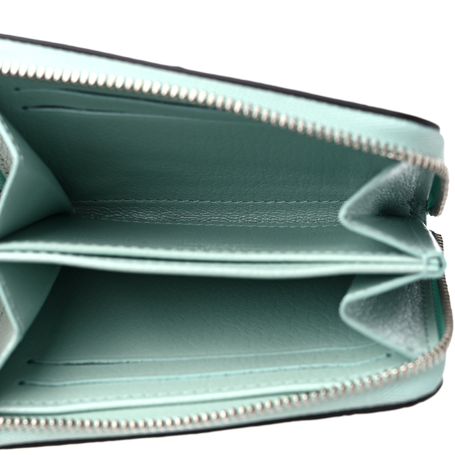Louis Vuitton Ostrich Zippy Coin Purse Candy Green 5 of 8