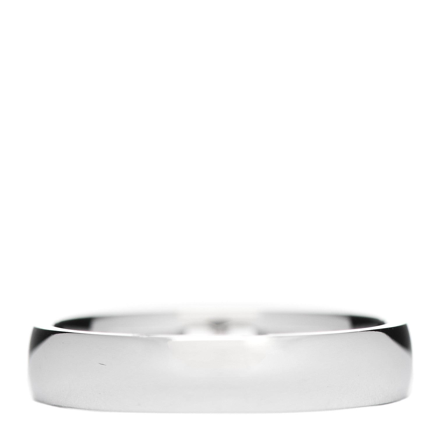 Hermes 18K White Gold Diamond Ever Herakles Wedding Band Ring 50 5.25 3 of 5