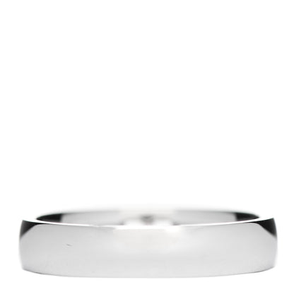 Hermes 18K White Gold Diamond Ever Herakles Wedding Band Ring 50 5.25 3 of 5