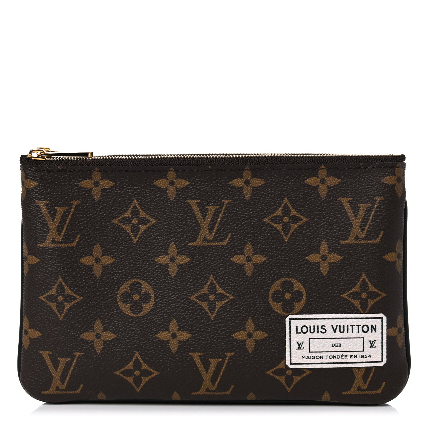 Louis Vuitton Monogram World Tour Double Zip Pochette 1 of 11