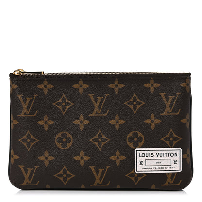 Louis Vuitton Monogram World Tour Double Zip Pochette 1 of 11