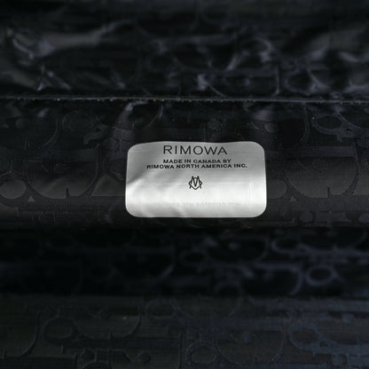 Christian Dior X RIMOWA Aluminum Gradient Cabin Luggage Black Multi 7 of 12