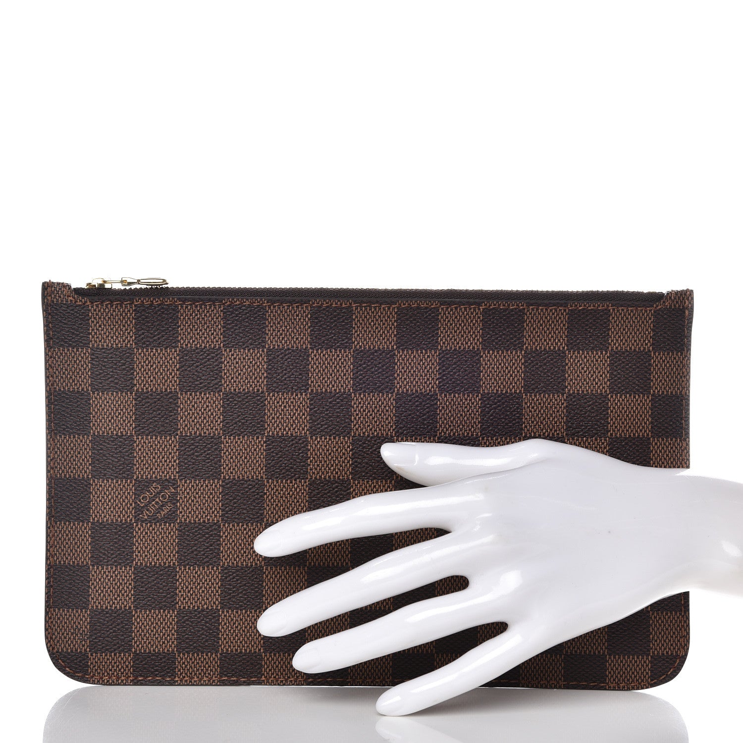 Louis Vuitton Damier Ebene Neverfull MM GM Pochette 2 of 7