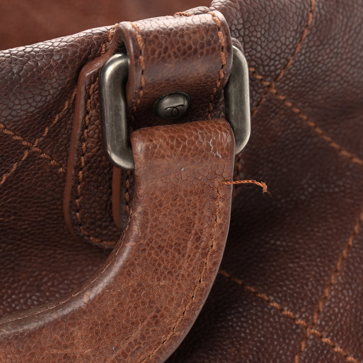 Caviar Large Outdoor Ligne Doctor Bag Brown