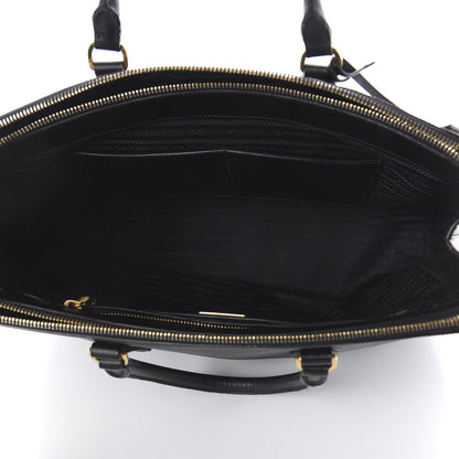 Prada Saffiano Large Galleria Double Zip Tote Black 4 of 8