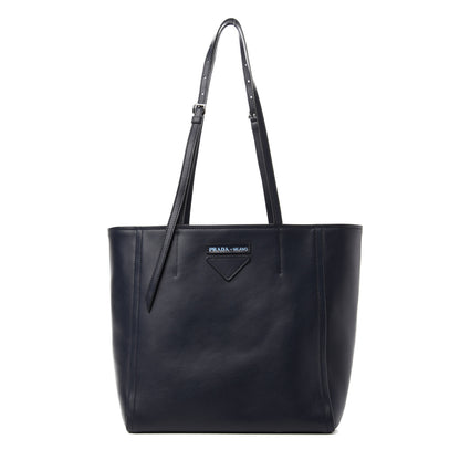Prada Calfskin Concept Shopper Tote Black Astrale 3 of 12