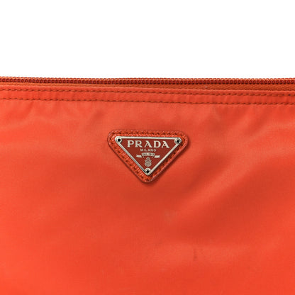 Prada Nylon Vela Cosmetic Pouch Orange 8 of 8