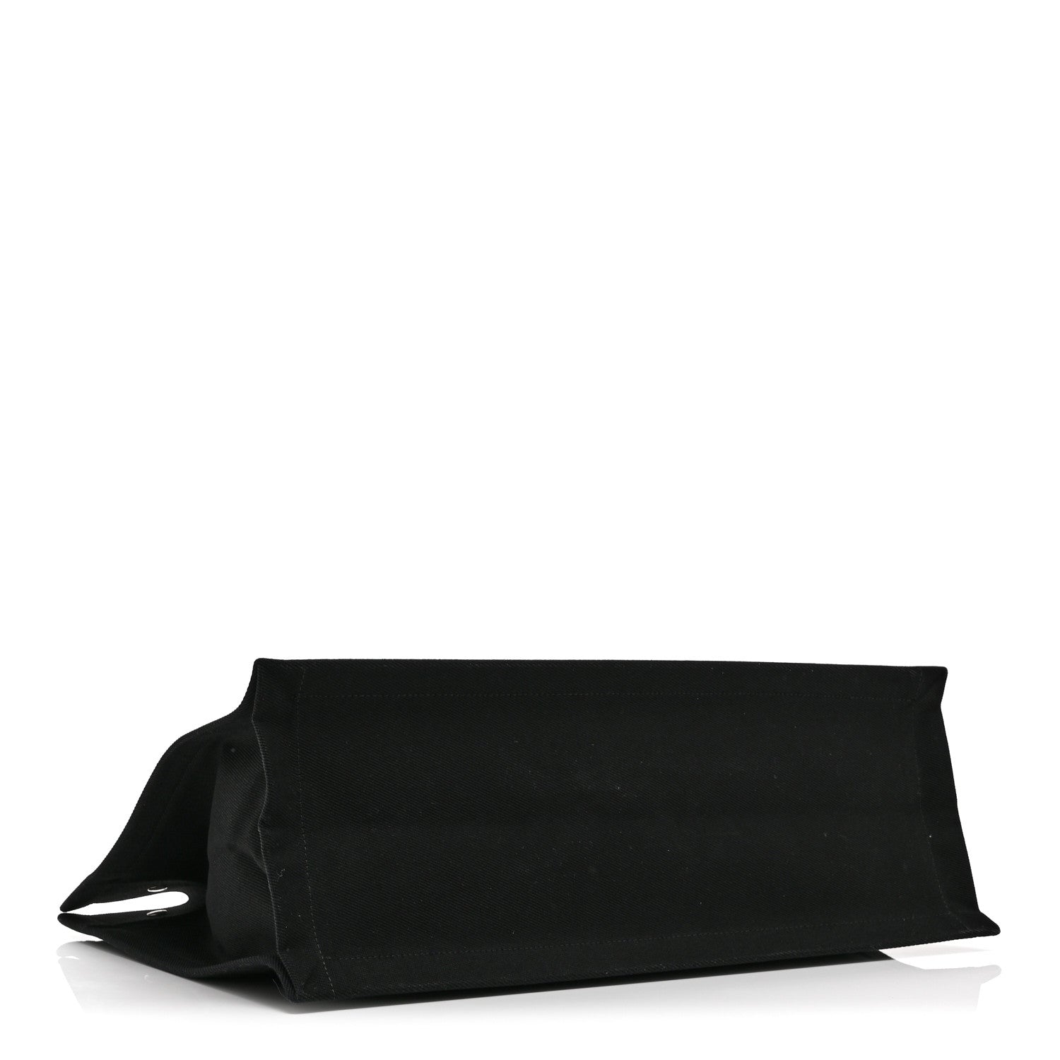 Saint Laurent Linen Calfskin Rive Gauche Tote Black 4 of 10