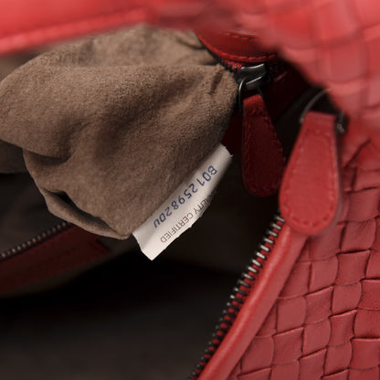 Bottega Veneta Nappa Intrecciato Large Veneta Hobo Red 9 of 10