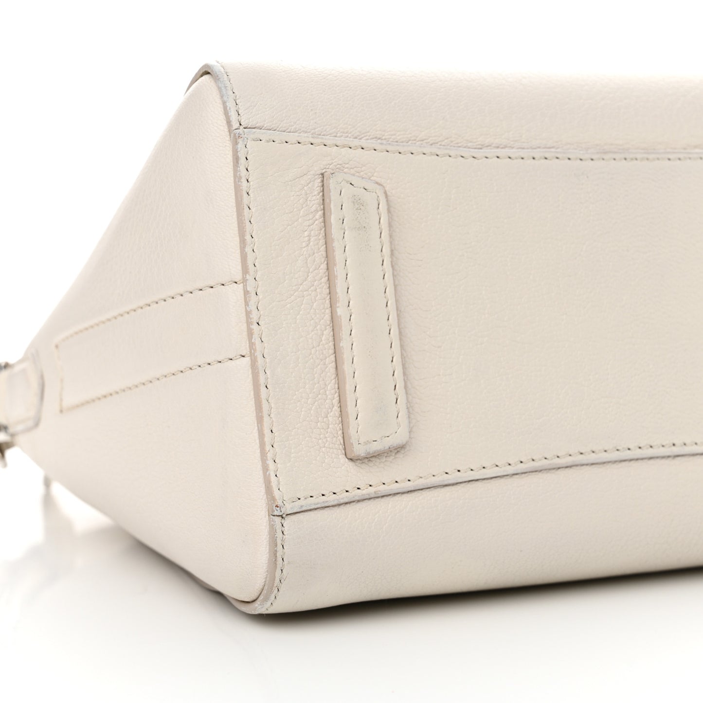 Sugar Goatskin Mini Antigona Off White