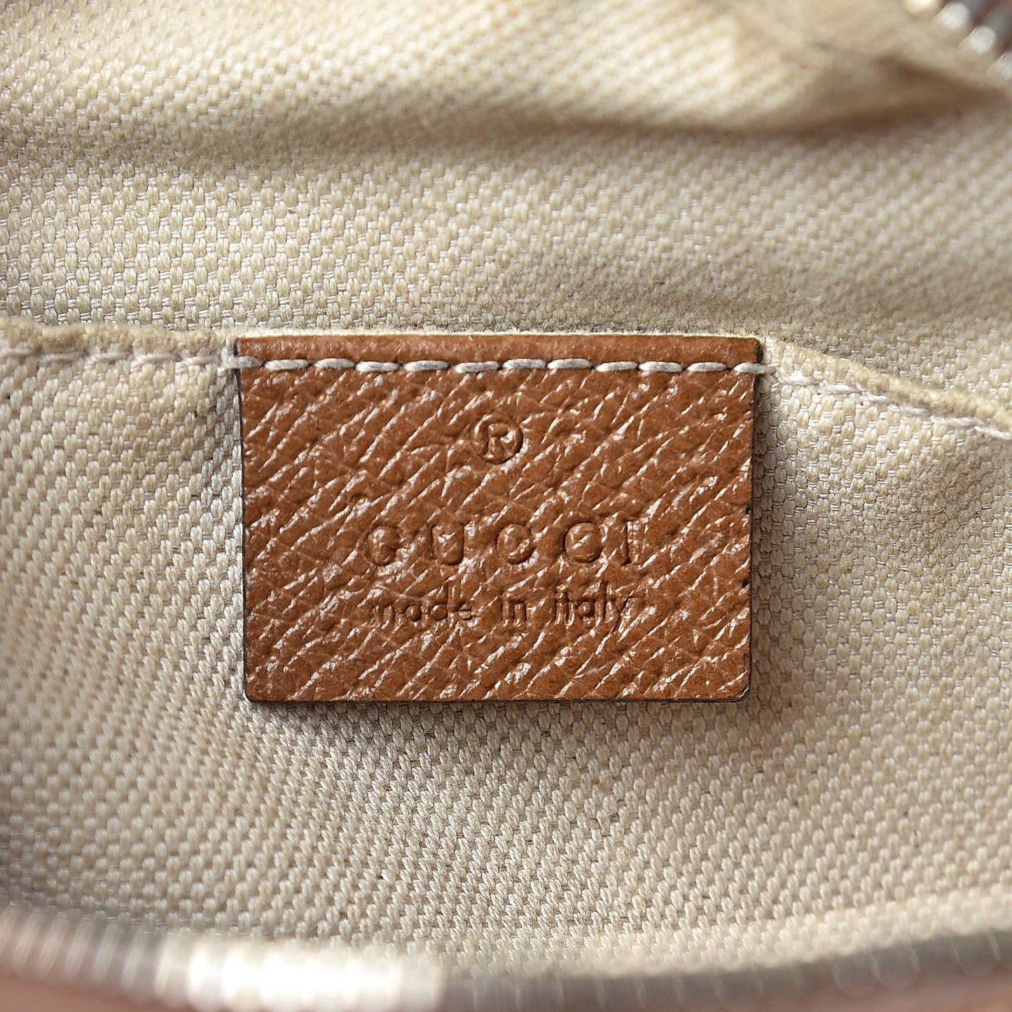 Monogram Mini Bree Messenger Bag Beige Tabacco