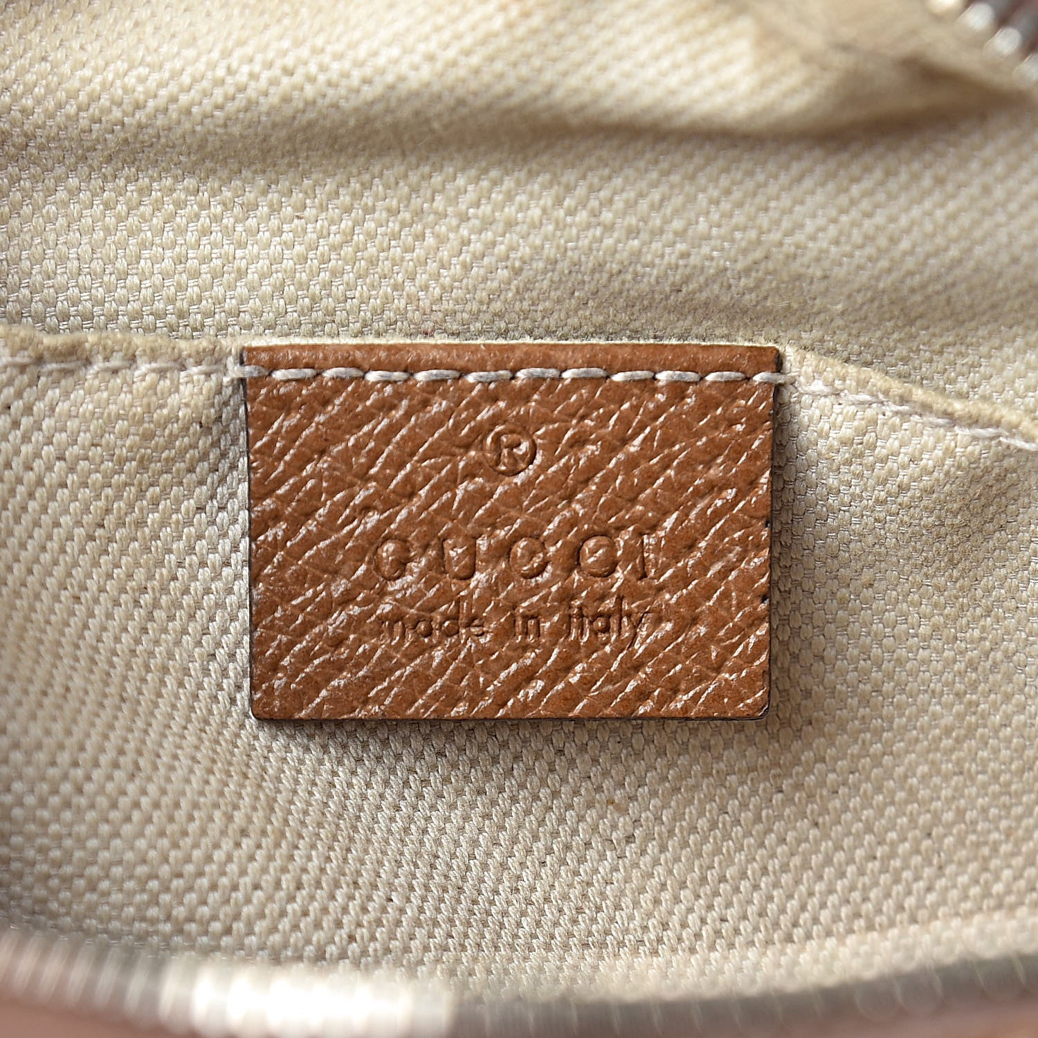 Gucci Monogram Mini Bree Messenger Bag Beige Tabacco 6 of 16