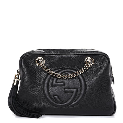 Gucci Pebbled Calfskin Small Soho Bowler Black 1 of 10