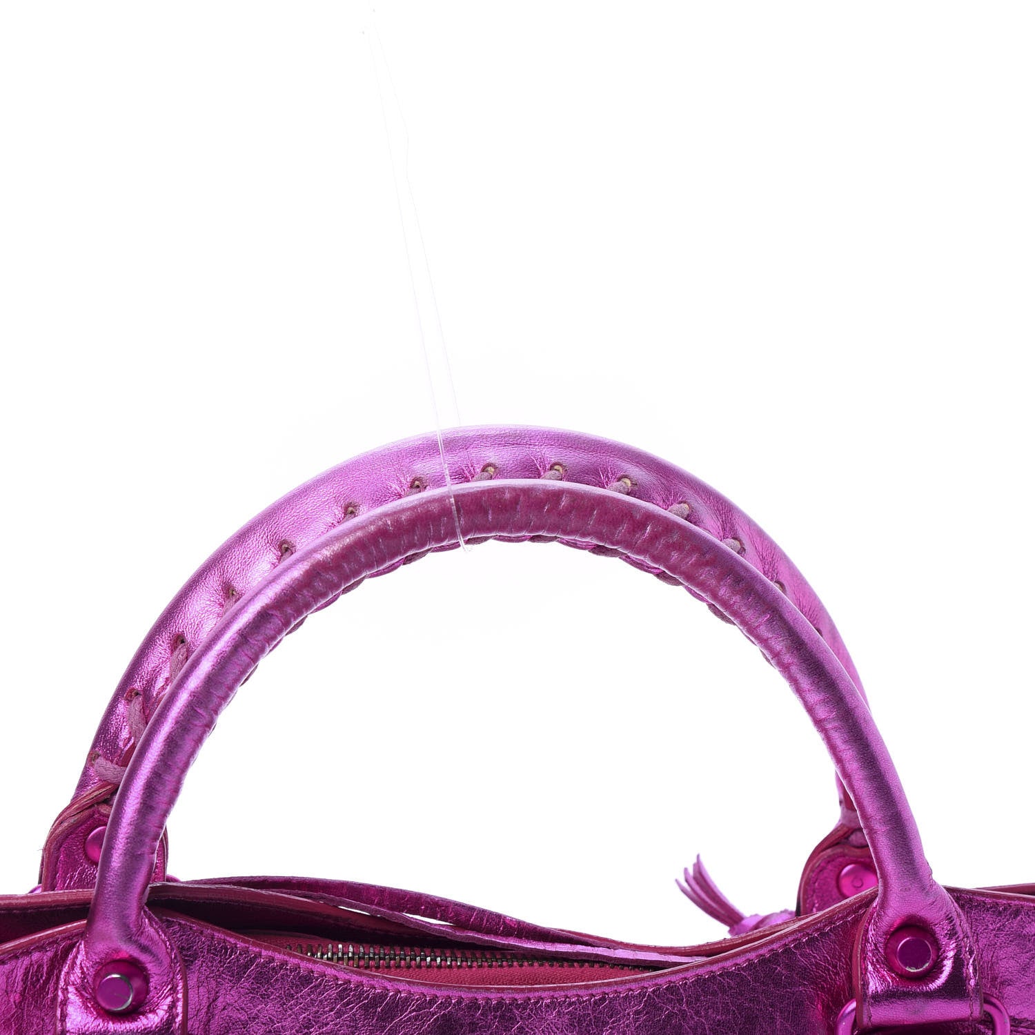 Balenciaga Metallic Chevre Classic Hardware First Magenta 11 of 14